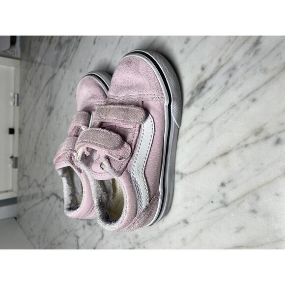 Vans pink toddler girls sneakers size 7 - Picture 2 of 4